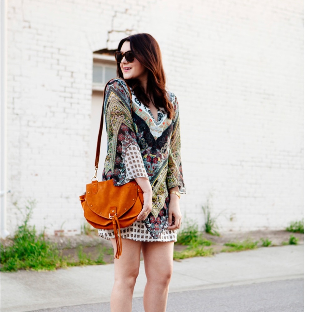 Alice and Olivia Zia Print Mini Dress